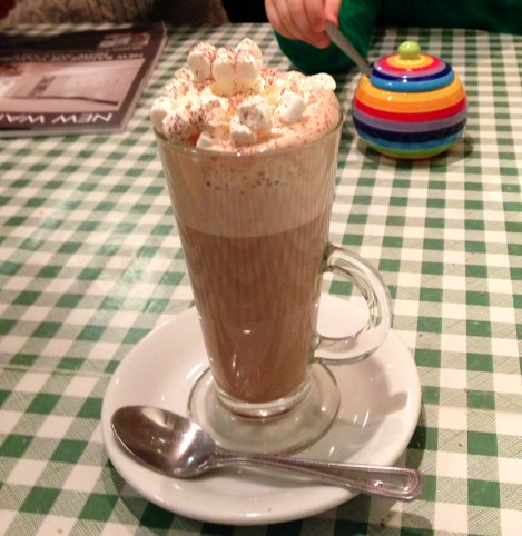 rain hot choc