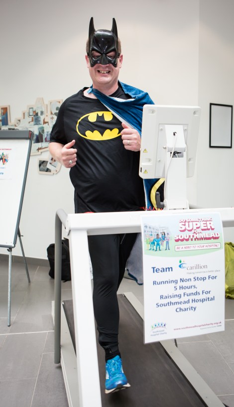 Do Something Super for Southmead event at Southmead Hospital, Bristol. Daniel Bell (Carillion); Monday 22nd June 2015; ©Barbara Evripidou2015; m: 07879443963; barbara@firstavenuephotography.com