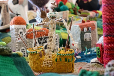 The amazing City of Briswool in all its woolly splendour at MShed Date: 04/10/14 Photographer: Michael Lloyd/Freelance 07720782684 Reporter: Copyright: Local World