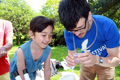 BioBlitz researcher and participant